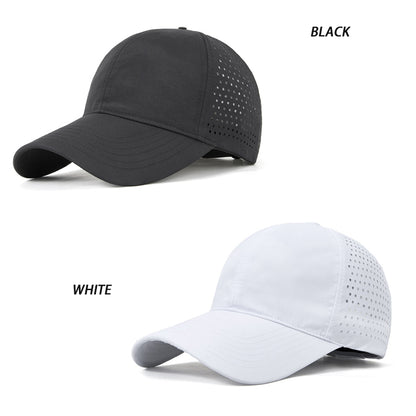 大きめサイズ　ランニングキャップ シンプル   UVカット スポーツ  メッシュ　ジョギング   日よけ 防水 反射材　帽子　レディース　メンズ