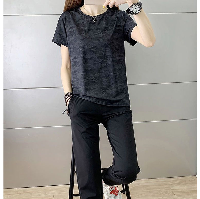 ひんやり 接触冷感 スポーツTシャツ ウェア クイックドライ ランニングTシャツ ウェア レディース 半袖 高弾力 ヨガ テニス 速乾性 吸水速乾シャツ