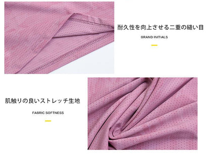 ひんやり 接触冷感 スポーツTシャツ ウェア クイックドライ ランニングTシャツ ウェア レディース 半袖 高弾力 ヨガ テニス 速乾性 吸水速乾シャツ