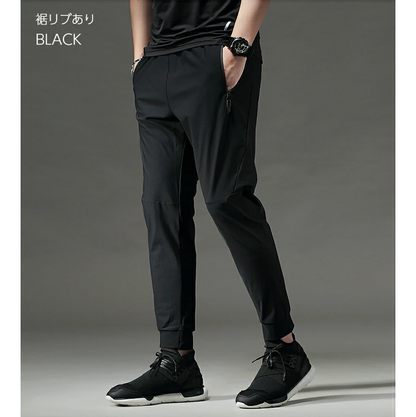 21 スポーツパンツ 夏用 ひんやり 接触冷感ジョガーパンツ 涼しい ズボン メンズ ズボン ストレッチ  速乾タイプ  スポーツ パンツ  ランニングウェア  ロングパンツ　ジム　ヨガウエア　ランニングウエア