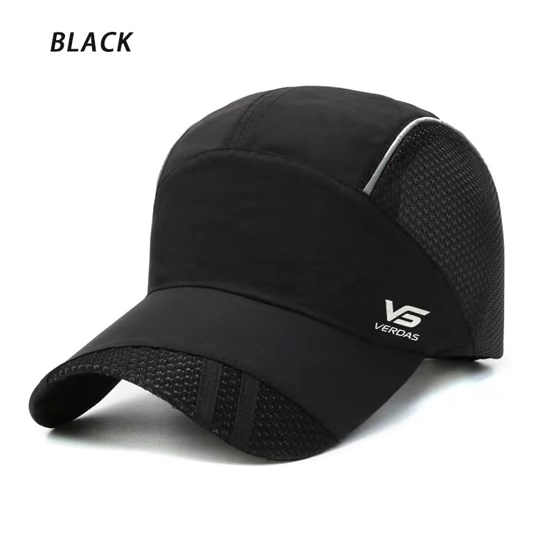 ランニングキャップ 深め サステナブル素材 メッシュ UPF50+ UVカット 軽量 防水 反射材 スポーツキャップ ジョギング マラソン  通気性 帽子 メンズ レディース リサイクル素材